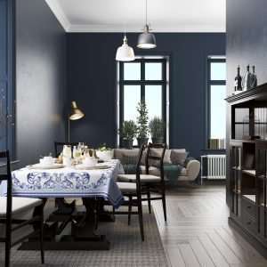 Tablecloth (Whimsy Blue Garden)